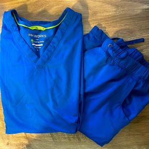 Scrub Set Royal Blue